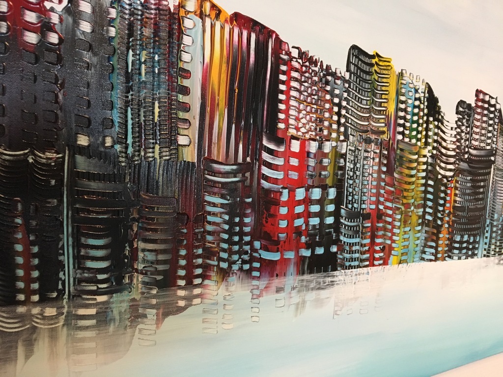 Gena - Skyline - Gesigneerd kopen? Bied vanaf 200!