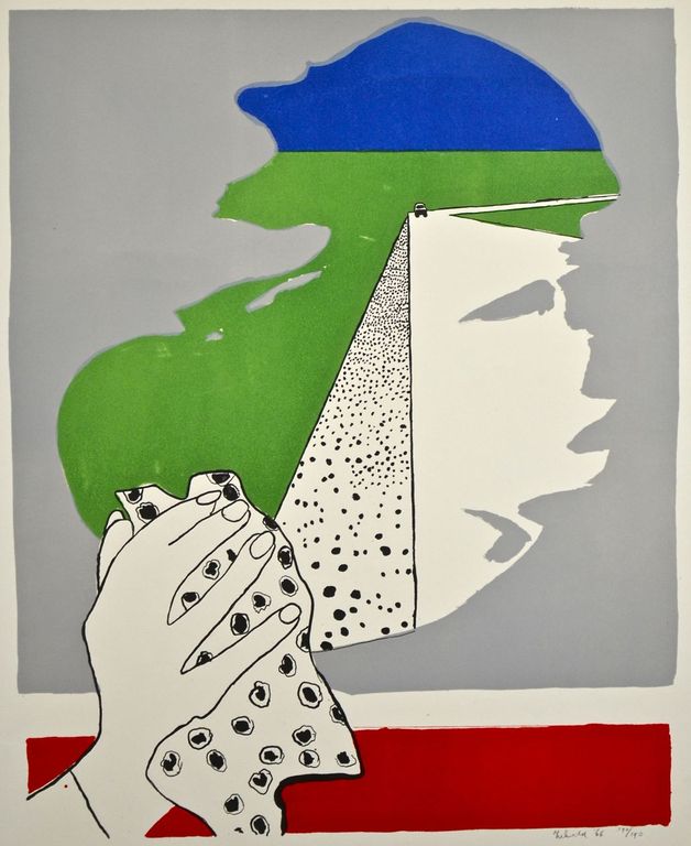 Jacob Zekveld: Litho. Beslagen ruit verkocht voor € 70!