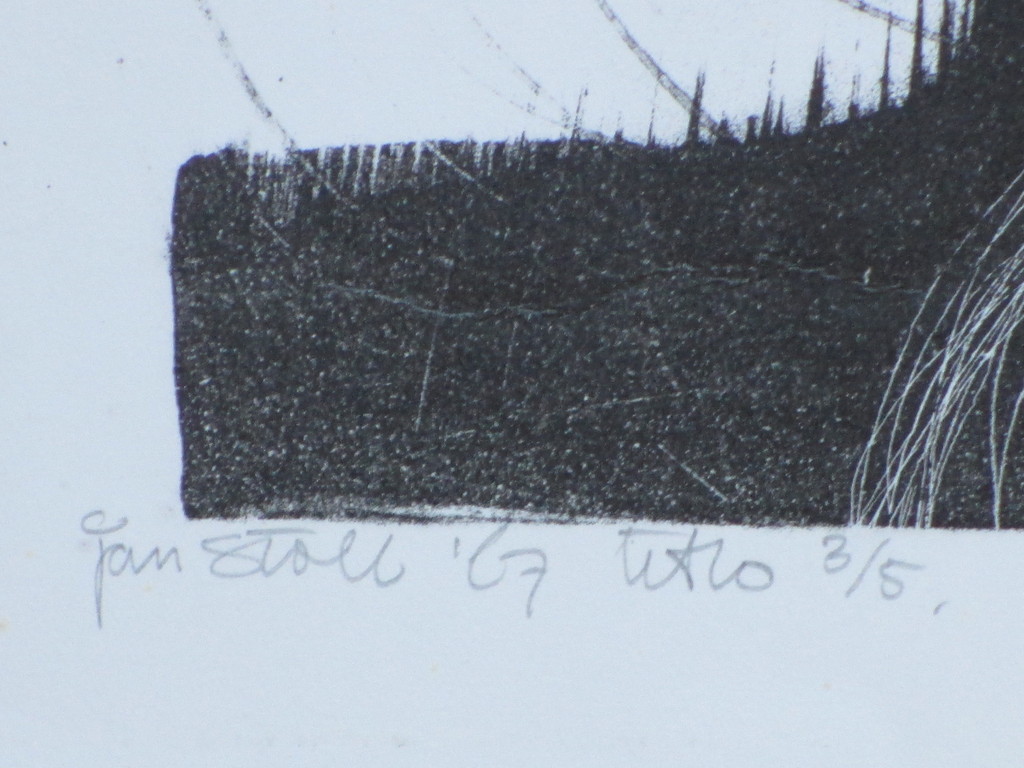 Jan Stolk, Drenkeling, Litho 1967 kopen? Bied vanaf 30!