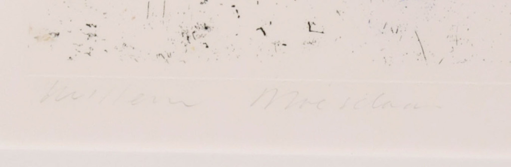 Willem Moeselaar: Ets, Z.T. - Ingelijst kopen? Bied vanaf 20!