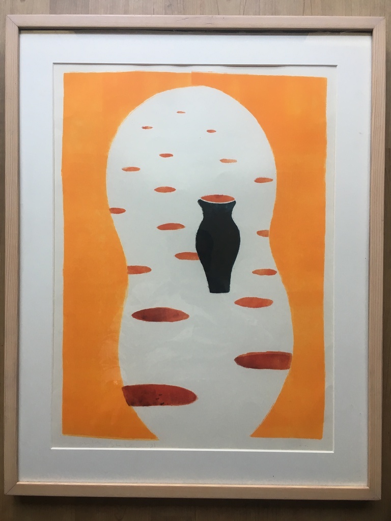 Judith Stolker - "Kan in Oranje" 1993, gesigneerde druk (e.a.) in passe partout (70x55cm) kopen? Bied vanaf 1!
