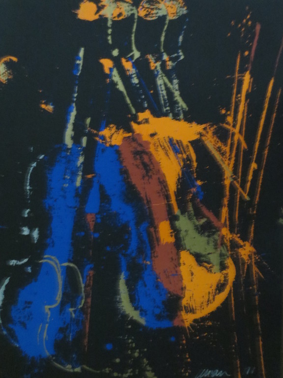 ARMAN - gesigneerde litho - les guitares  - 1978 kopen? Bied vanaf 180!