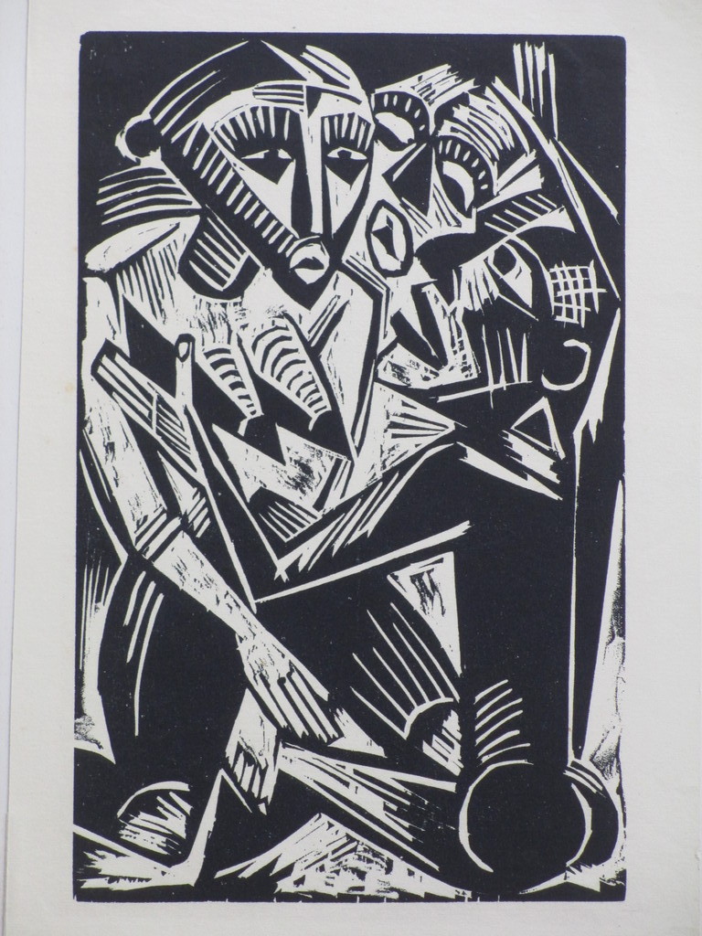 Max Pechstein, Weib von Manne begehrt, Houtsnede kopen? Bied vanaf 25!