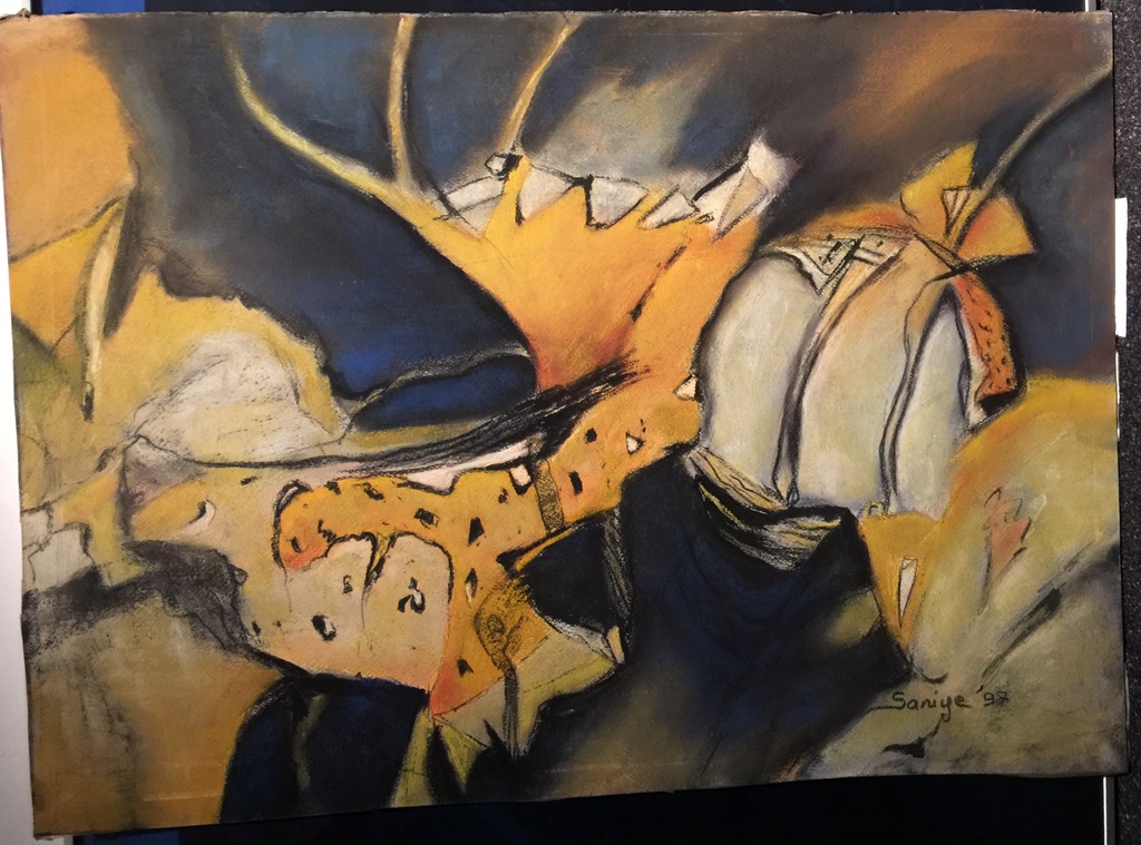 Saniye Bildircin, Pastel/inkt op papier kopen? Bied vanaf 60!