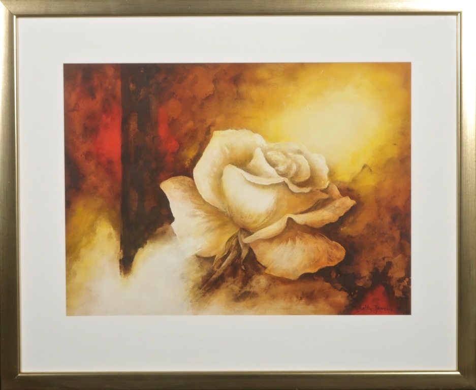 Betty Jansma: Acryl, Zonder titel - Ingelijst kopen? Bied vanaf 1!