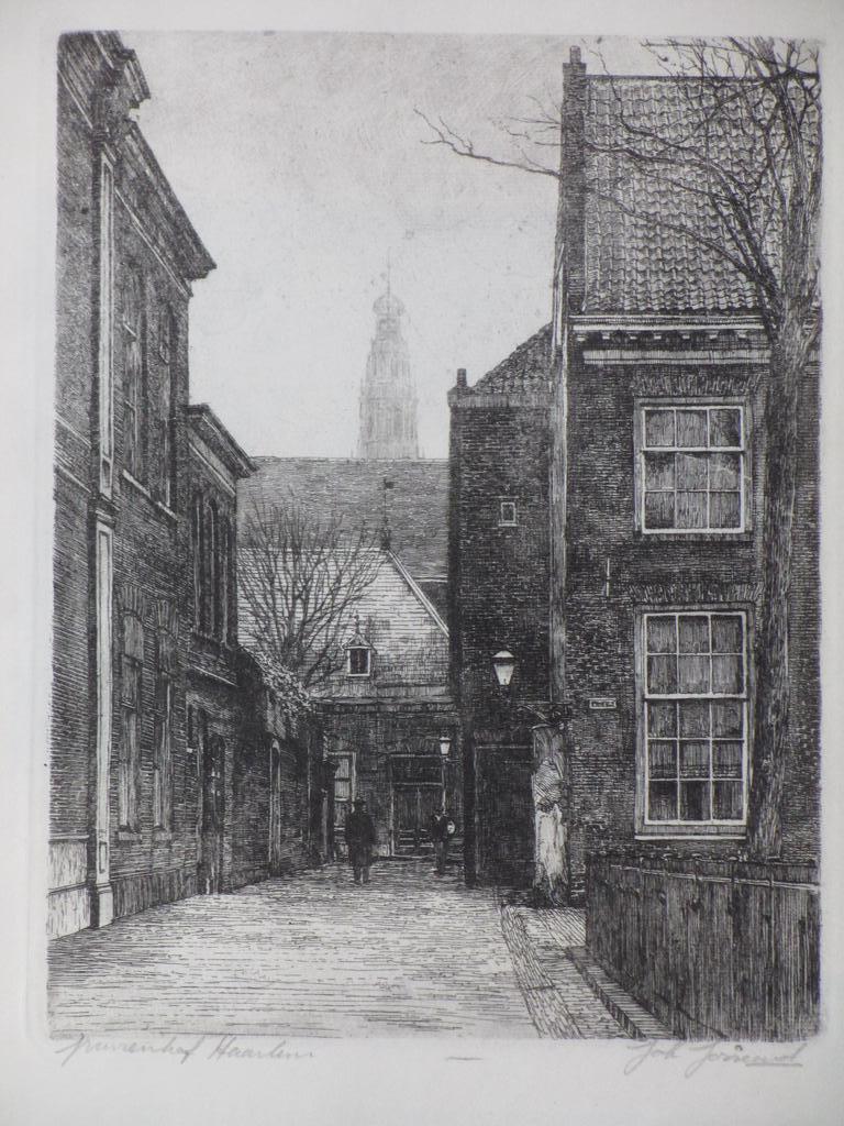 Johannes Josseaud, Hofje Haarlem, Ets kopen? Bied vanaf 30!