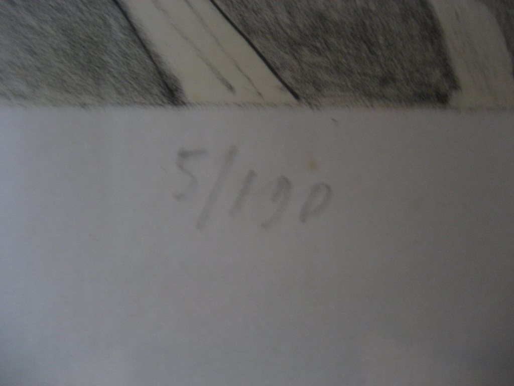 Co Westerik - lithografie - 3 figuren in het gras -  kopen? Bied vanaf 325!