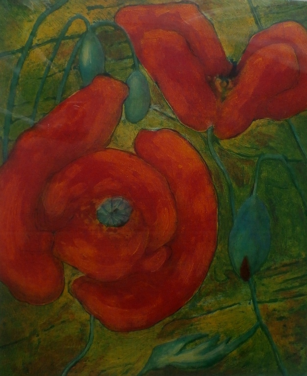 Elmar Gille - Elmar Gille - kleurenets: Klaprozen (groot) kopen? Bied vanaf 95!