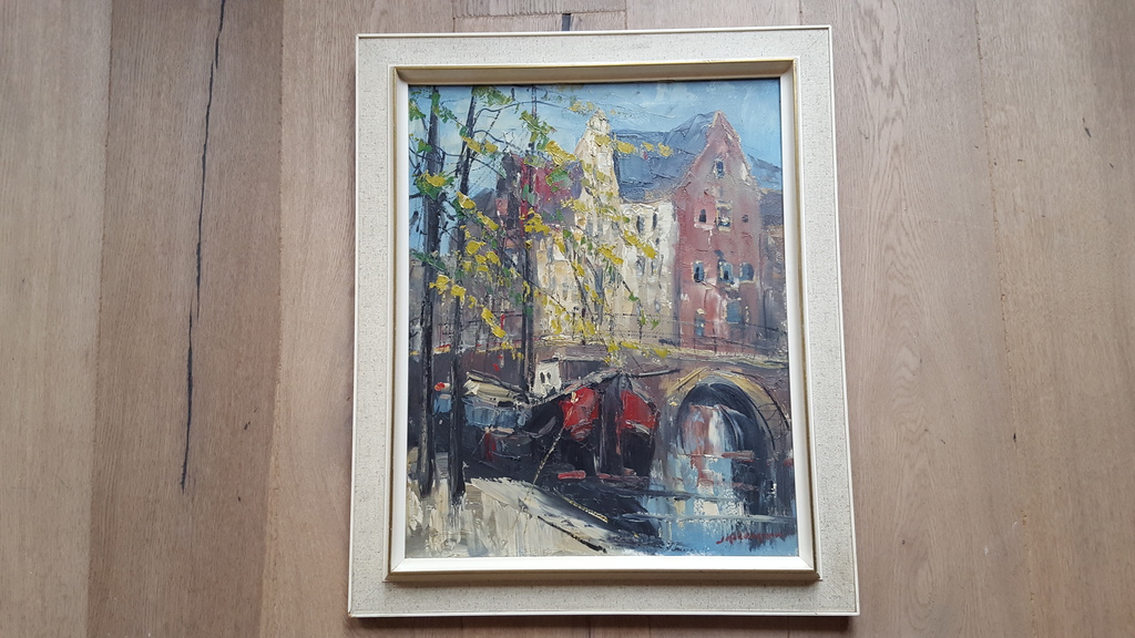 Jan Kelderman (1914-1990) - olieverf op doek (50x60), gesigneerd r.o.  kopen? Bied vanaf 59!