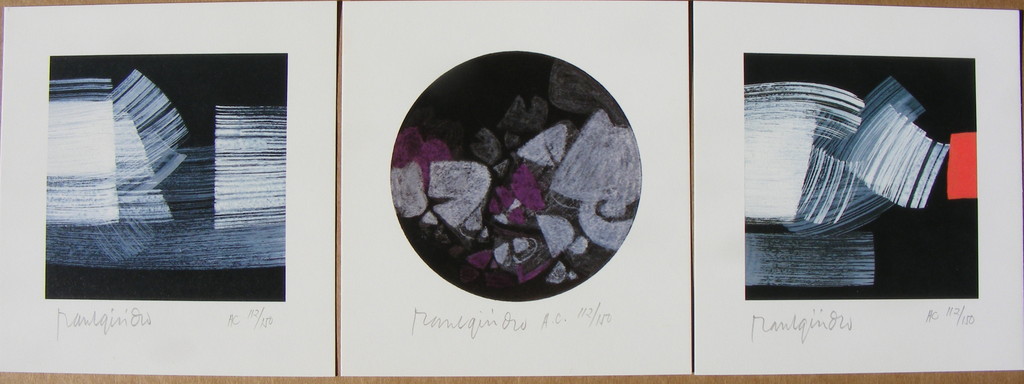 Raul Isidro, 3 lithografieën, elk handgesigneerd! kopen? Bied vanaf 55!