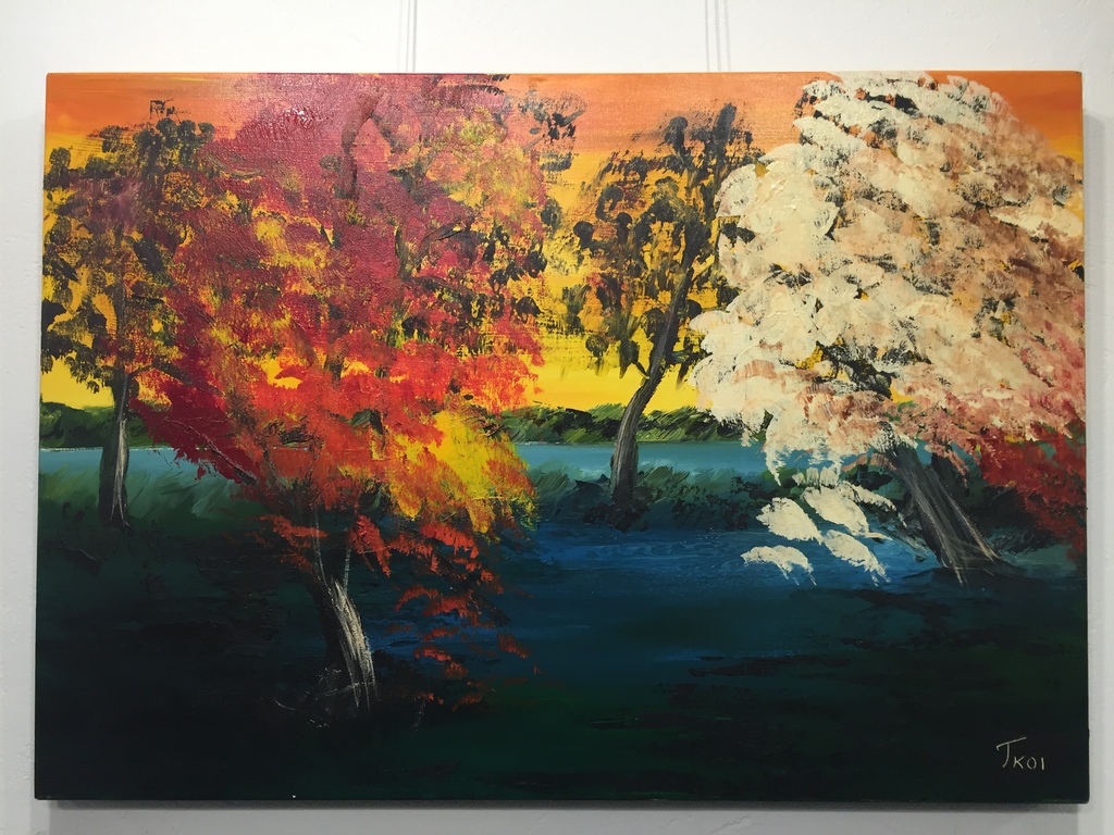 Gena Genadyj gemengde technieken op 3 D doek kopen? Bied vanaf 1!