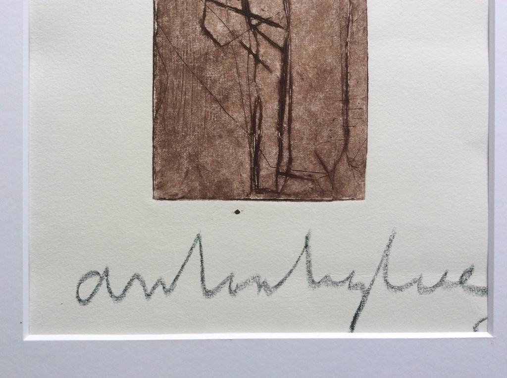 Anton Heyboer: ets - staande man  kopen? Bied vanaf 165!