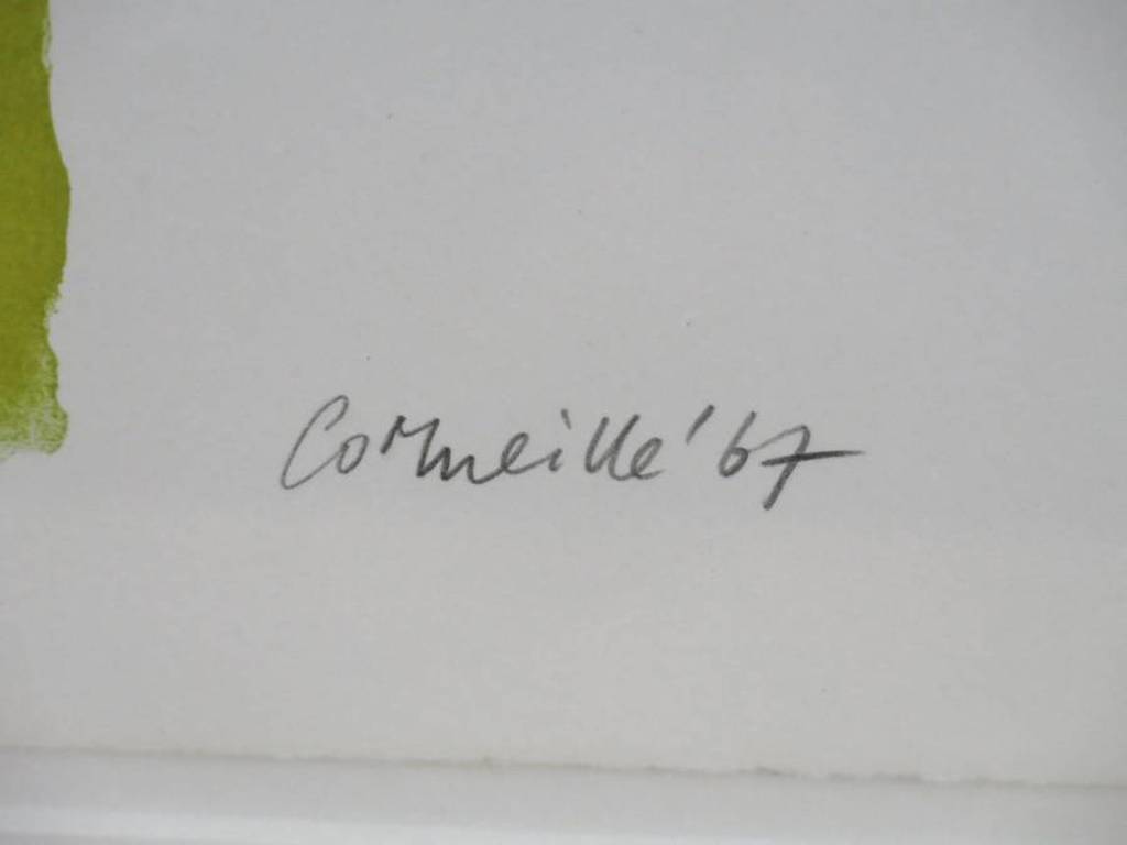 Corneille: Kleurenlitho, Femme de Nuit et d'Aube II - Ingelijst kopen? Bied vanaf 250!
