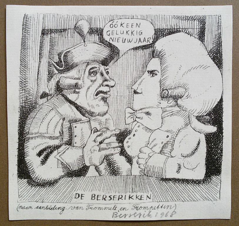 Herman Berserik - Oók een gelukkig nieuwjaar (1968), ets kopen? Bied vanaf 1!