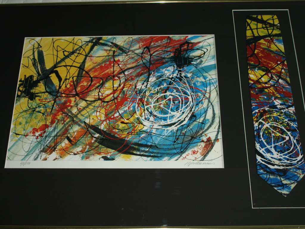 Voetbalmakelaar APOLLONIUS KONIJNENBURG - Litho + stropdas – gesigneerd, 1997   kopen? Bied vanaf 1!