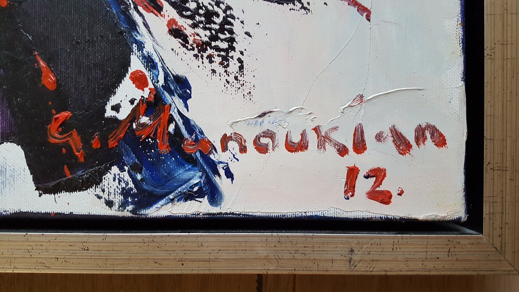 Gagik Manoukian (1952) - Acrylverf op doek. gesigneerd rechtsonder, '12 en verso kopen? Bied vanaf 225!