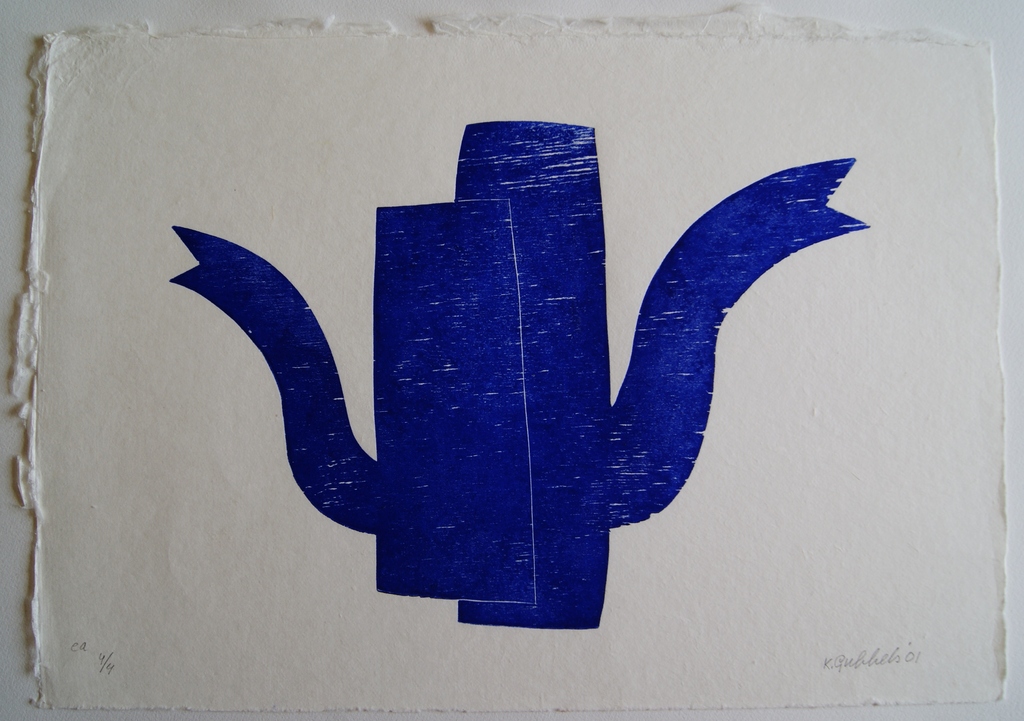 Klaas Gubbels houtdruk A+M - 2001 kopen? Bied vanaf 350!