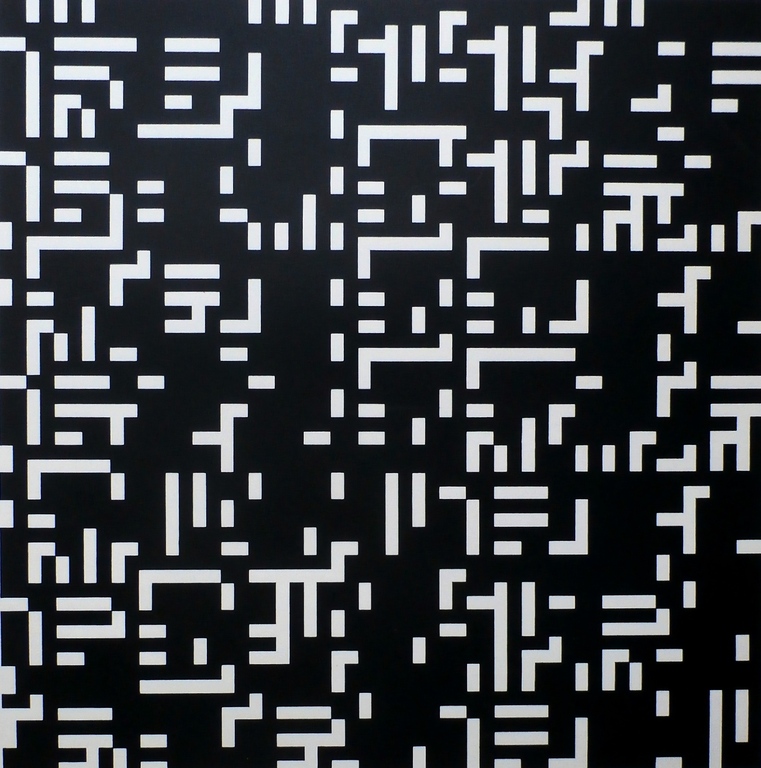 Peter Struycken - litho: Gemetrische compositie - 1973 kopen? Bied vanaf 25!