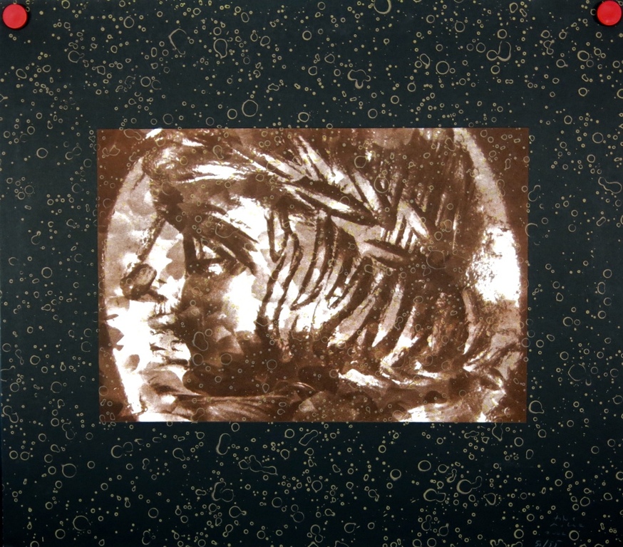 Titus Nolte: Zeefdruk, Zonder titel (portret) kopen? Bied vanaf 1!