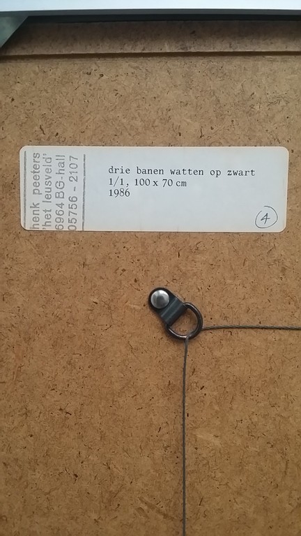 Henk Peeters  - Lid van de NUL - Zero beweging ( zoals Jan Schoonhoven ) kopen? Bied vanaf 3500!