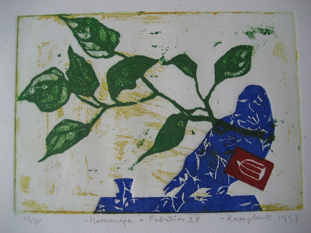 Gerart Kamphuis: Hommage á Fabricius (Zeefdruk) kopen? Bied vanaf 1!