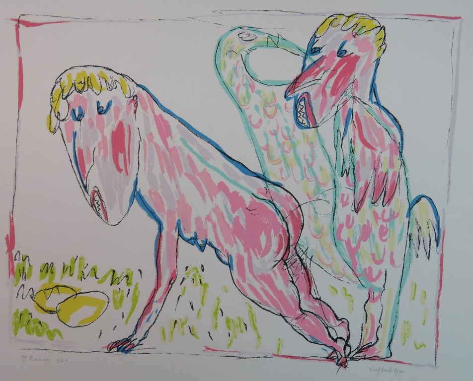 Hanny Ramaer: Zeefdruk, Zonder titel kopen? Bied vanaf 1!