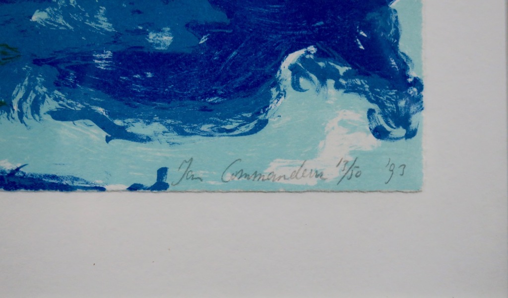 Jan Commandeur: Litho, Z.T. - Ingelijst kopen? Bied vanaf 35!