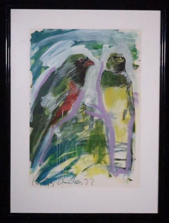 Carlos Blaaker: Gemengde techniek, Onbekend - Ingelijst kopen? Bied vanaf 100!