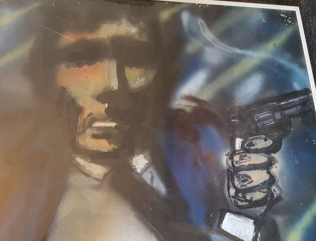 Herman Brood origineel schilderij, X, 1986, TOPWERK, gesigneerd + HBM cert. kopen? Bied vanaf 1800!