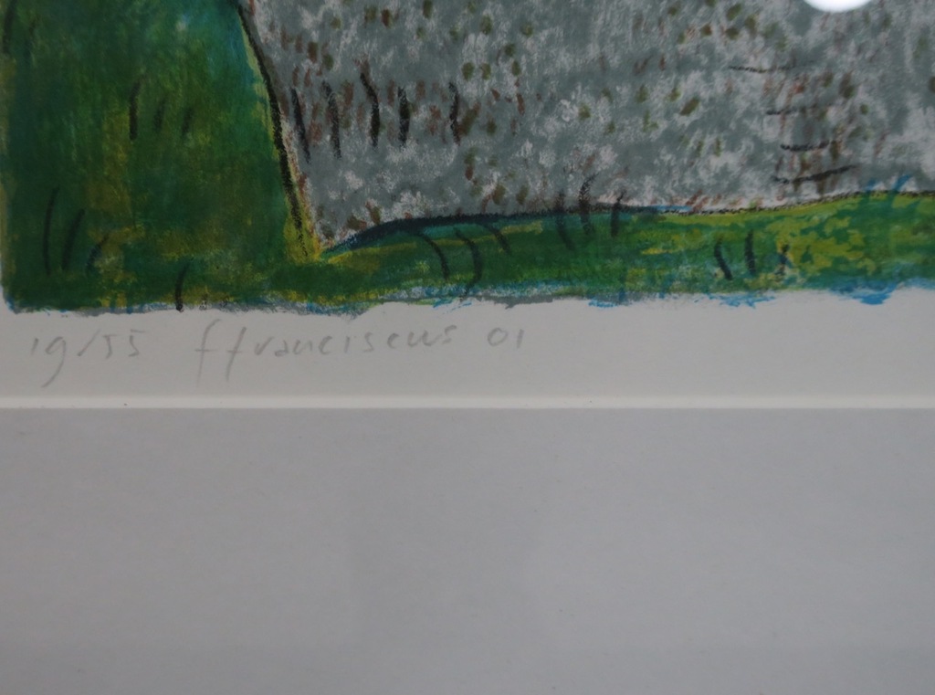 Frans Franciscus: Litho, Veronica in Kaapstad - Ingelijst kopen? Bied vanaf 20!