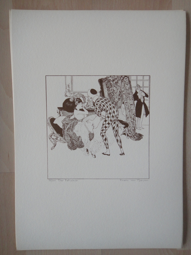 Franz von Bayros (1866-1924) -litho's-Tantalus/Der Fetischist kopen? Bied vanaf 1!