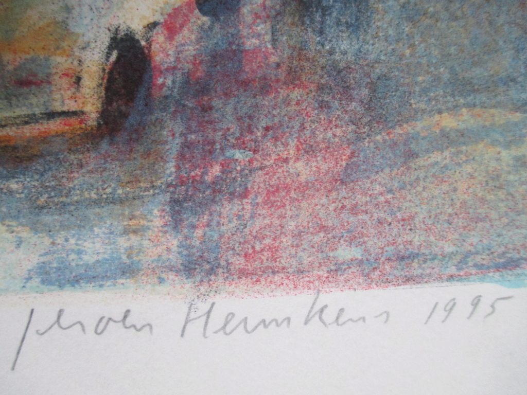 Jeroen Hermkens, litho New York Vanderbilt Avenue 1995 kopen? Bied vanaf 100!