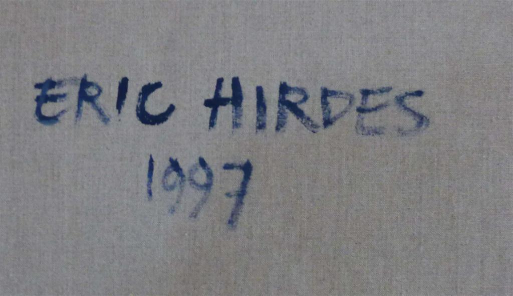 Eric Hirdes, olieverf op linnen uit 1997 kopen? Bied vanaf 450!