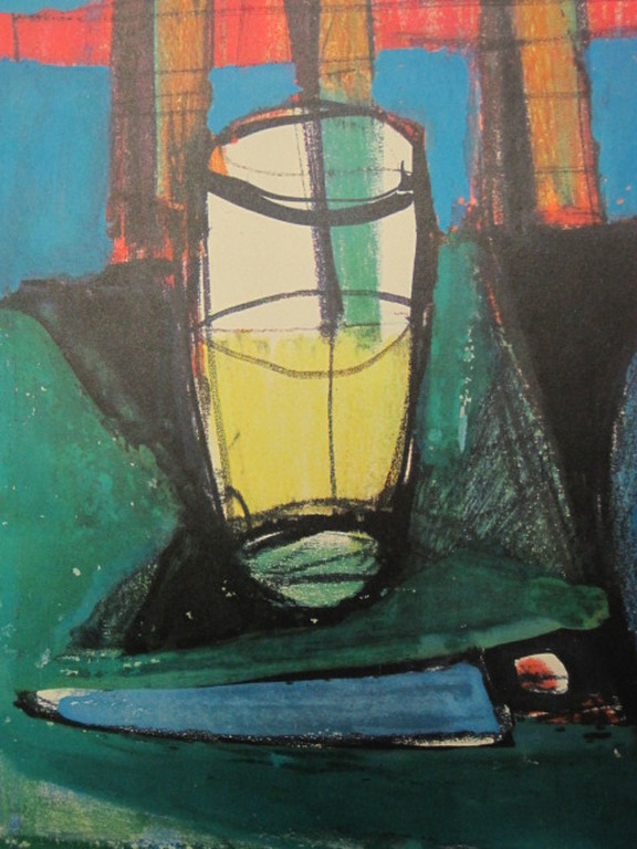 Jacq Schedler 1927-1989 Zwitserland kleurenlitho "stilleven" gesigneerd  kopen? Bied vanaf 1!