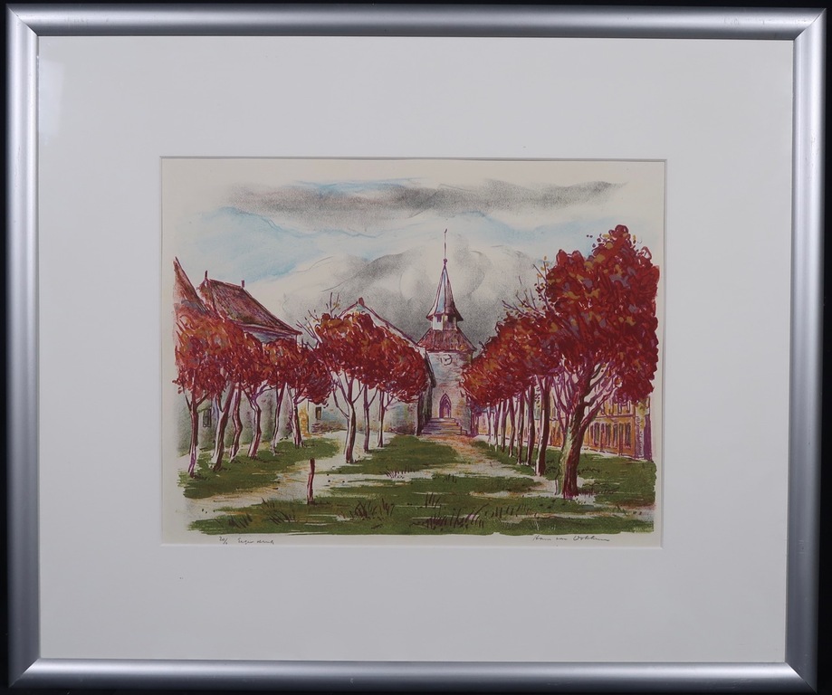Hans van Dokkum: Litho, Z.T. - Ingelijst kopen? Bied vanaf 1!