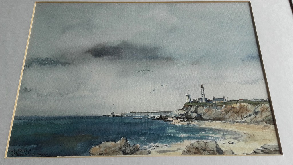 Hans van Blooys - Aquarel - St. Mathieu kopen? Bied vanaf 35!