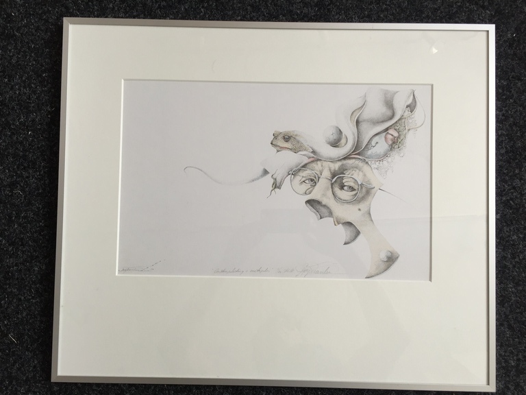 Robert Franken ingekleurde Litho   kopen? Bied vanaf 1!