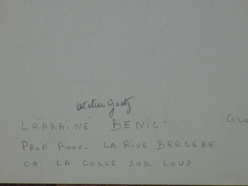 Lorraine Benic, Abstracte compositie, Kleurets kopen? Bied vanaf 1!