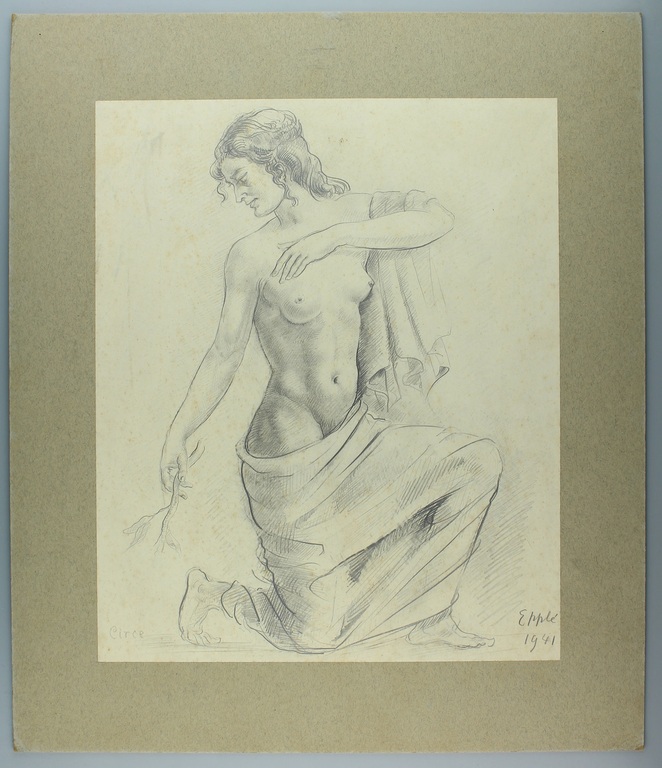 Emil Julies Epple: Tekening, Circe (uit de Griekse mythologie) kopen? Bied vanaf 195!