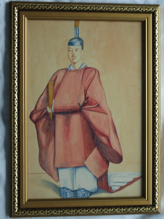 Onduidelijke signatuur: Aquarel – Japanse man – ingelijst – 1929 kopen? Bied vanaf 1!