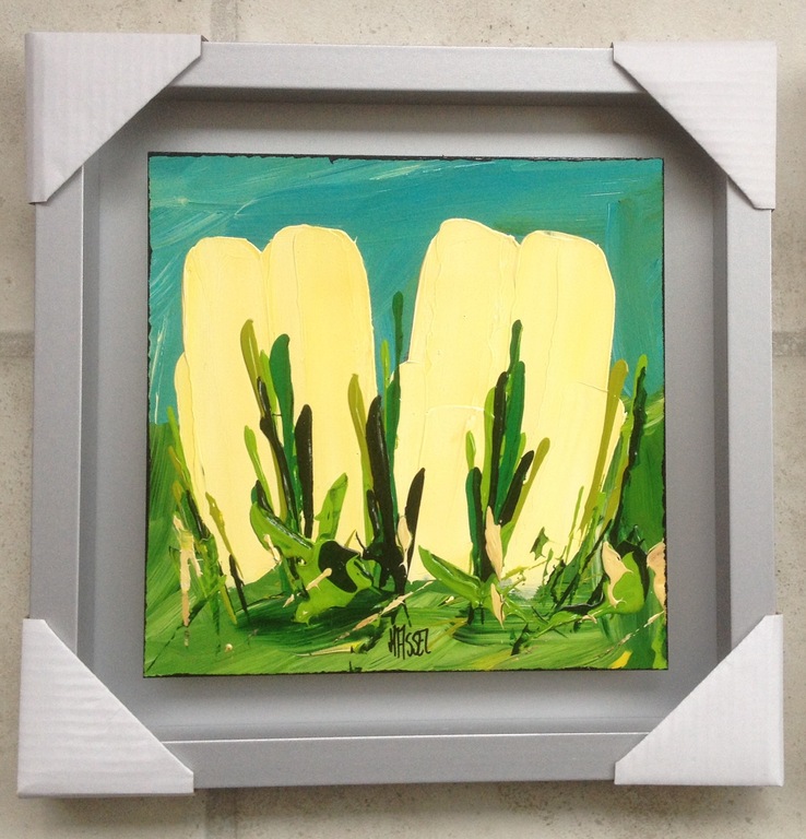 Ad van Hassel - Origineel ingelijst Tulpen schilderij (3) kopen? Bied vanaf 1!