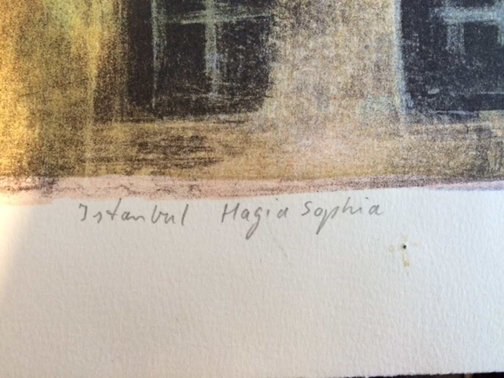 Jeroen Hermkens: kleurenlitho, hagia sophia kopen? Bied vanaf 125!