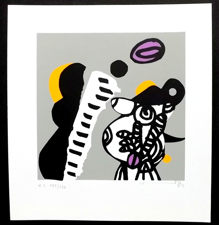 Prof. Armin Sandig - 3x gesigneerde litho - 1984 kopen? Bied vanaf 1!
