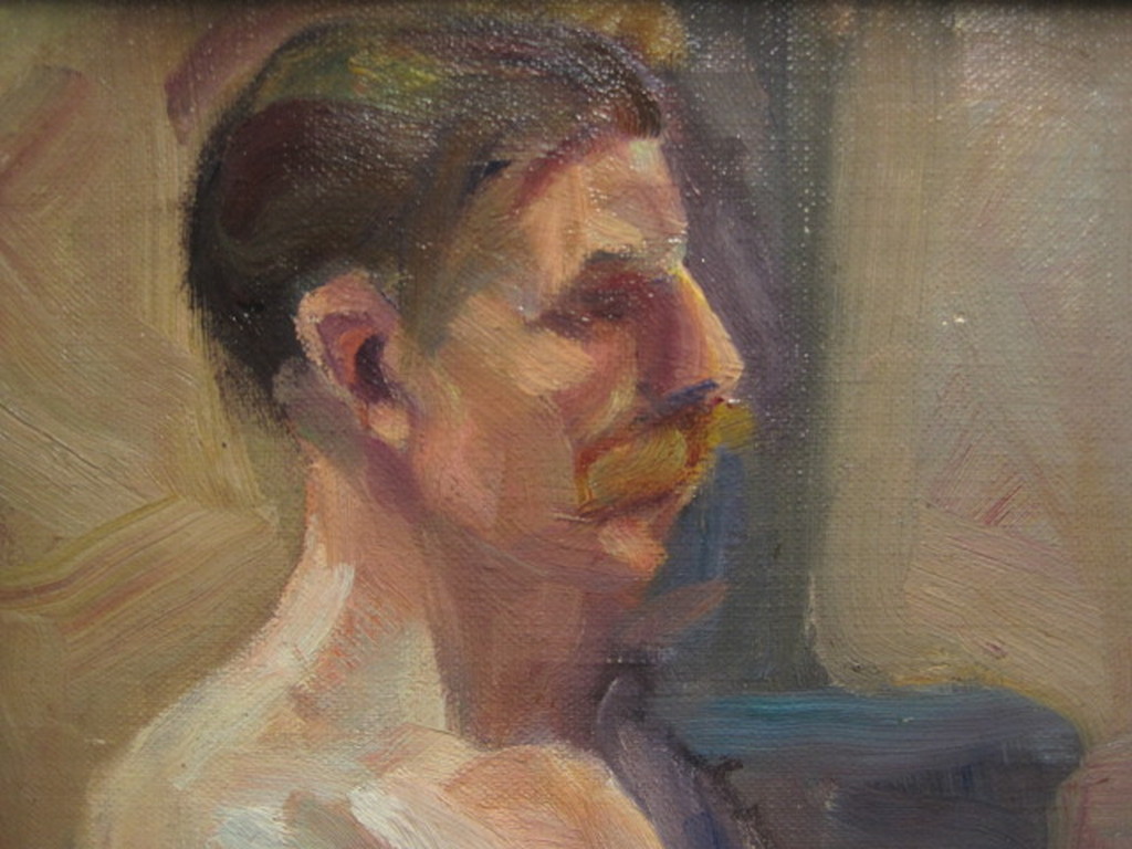 Toon Pluijmers 1910-1967 olieverf "mannelijk naakt " omstreeks 1930 kopen? Bied vanaf 1!