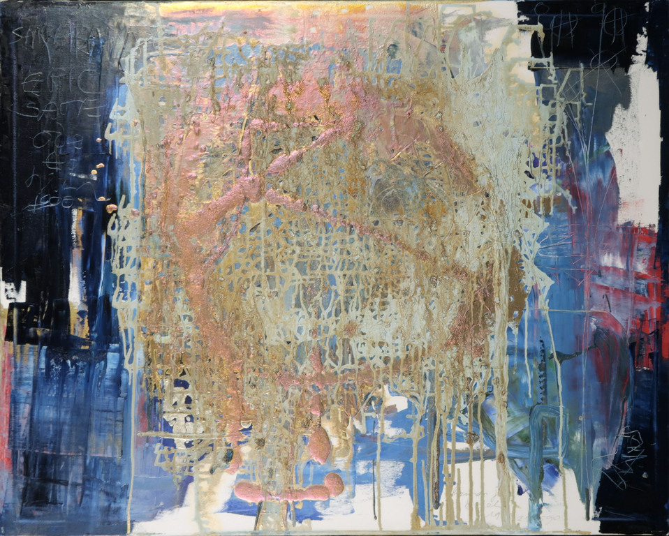 Herman Jan Bosch: Gemengde techniek op doek, Ode to Erik Satie kopen? Bied vanaf 50!