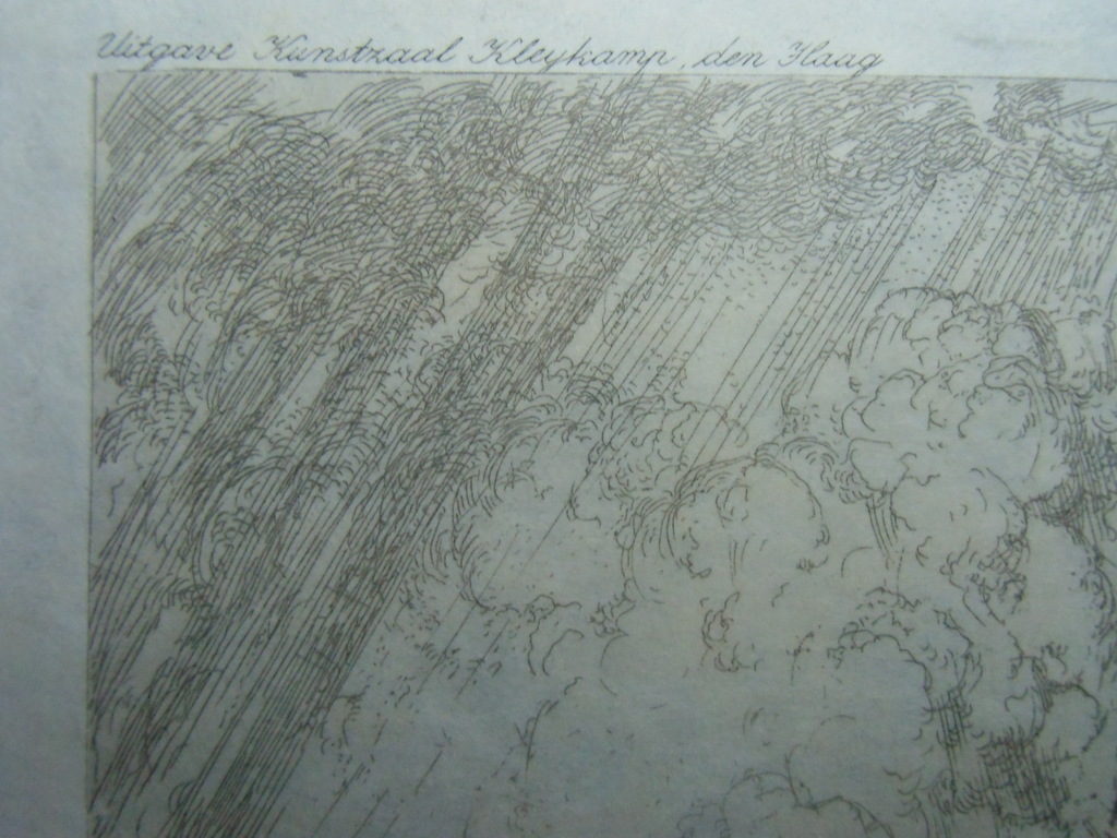 STADSGEZICHT MET BRUGGETJE EN TOREN    ///  ETS VAN JAAP VELDHEER kopen? Bied vanaf 20!