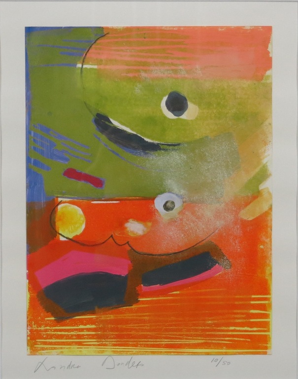 Xandra Donders: Zeefdruk, Romance (oranje) kopen? Bied vanaf 35!