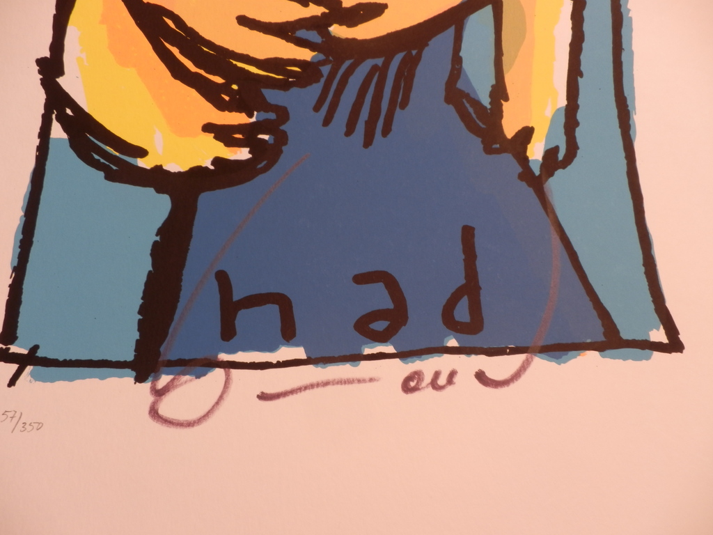 HERMAN BROOD, Gelimiteerde en HANDGESIGNEERDE GR Zeefdruk  ALS IK JOU NIET HAD kopen? Bied vanaf 1!