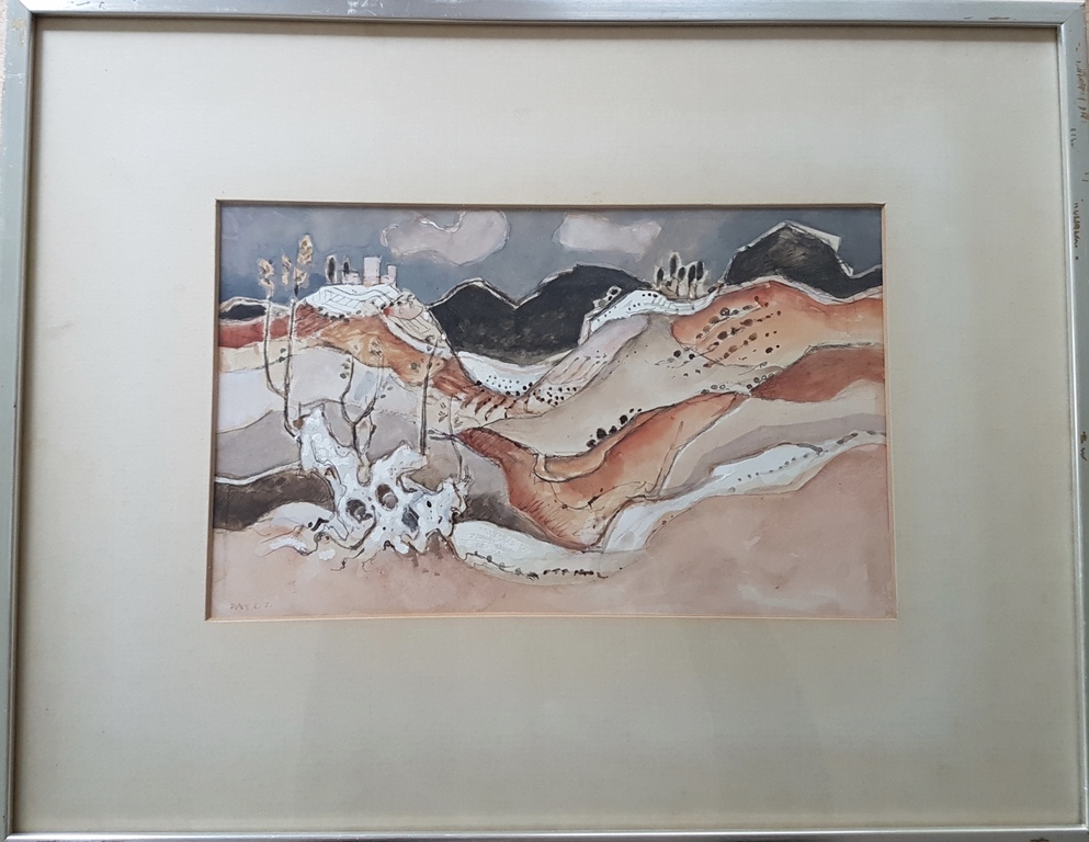 GEORGES DAYEZ  SCHILDERING  OP PAPIER KUBISME  ECOLE DE PARIS  GALERIE DE BOER  kopen? Bied vanaf 99!