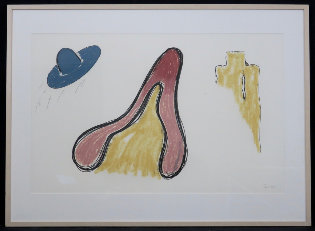 Ruud Dijkers: Gouache op papier, Zonder titel - Ingelijst (Groot) kopen? Bied vanaf 1!
